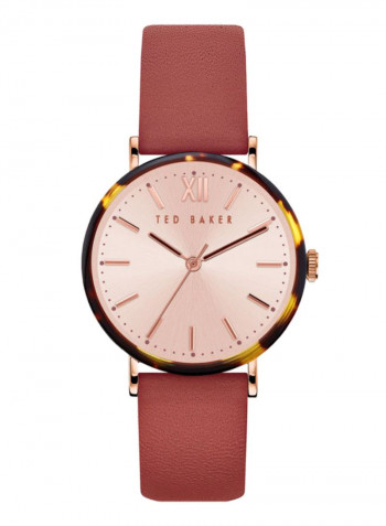 Women's Casual Round Shape Leather Analog Watch T TBKPPHF914