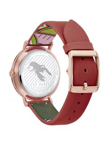 Women's Casual Round Shape Leather Analog Watch T TBKPPHF914
