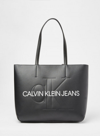 Logo Tote Bag Black