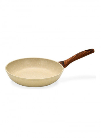 9-Piece Cookware Set Radiant Cream/Clear/Brown Casserole With Glass Lid 20x8.5 cm, Casserole With Glass Lid 24x11 cm, Casserole With Glass Lid 28x12.5 cm, Shallow Pot With Glass Lid 28x8 cm, Frying Pan 24x5cm