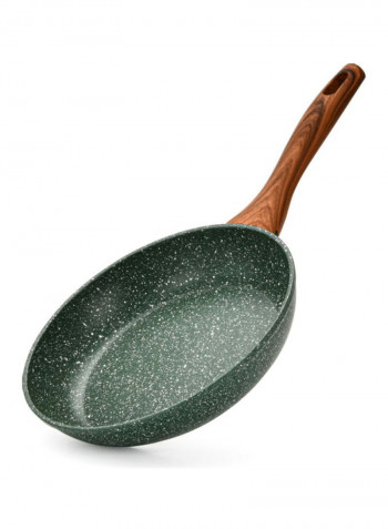 9-Piece Cookware Set Radiant Green/Clear Casserole With Glass Lid 20x8.5 Cm, Casserole With Glass Lid 24x11 Cm, Casserole With Glass Lid 28x12.5 Cm, Shallow Pot With Glass Lid 28x8 Cm, Fry Pan 24x5cm