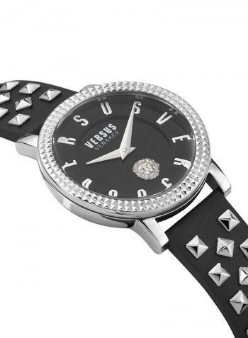 Women's Leather Analog Wrist Watch V WVSPEU0119