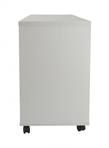 Carre Side Extension Cabinet White 60x120x40centimeter