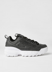 Disruptor II Glimmer Sneakers Black / Black / White