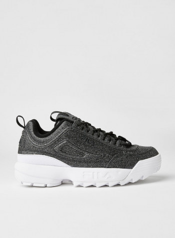 Disruptor II Glimmer Sneakers Black / Black / White