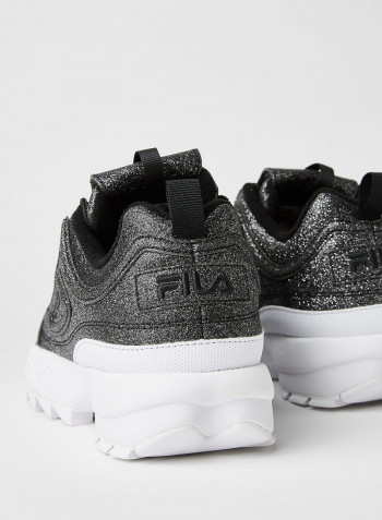 Disruptor II Glimmer Sneakers Black / Black / White