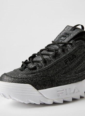 Disruptor II Glimmer Sneakers Black / Black / White