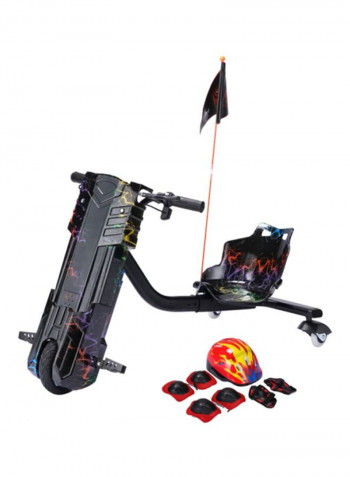 3-Wheels Drifting Electric Scooter 94x64x60centimeter