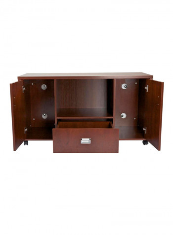 Argent Side Extension Cabinet Brown 64x120x40centimeter