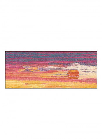 18-Piece Sky Study X Cross Stitch Kit White/Grey