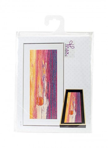 18-Piece Sky Study X Cross Stitch Kit White/Grey