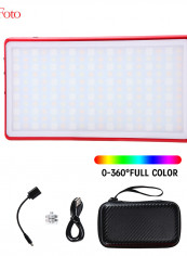 LituFoto Mini Pocket RGB LED Video Light Panel Red