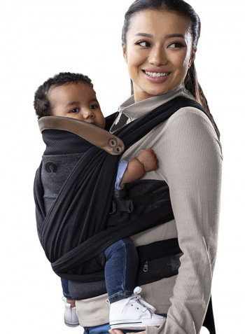 Boppy Adjust Comfy Fit Baby Carrier, Charcoal