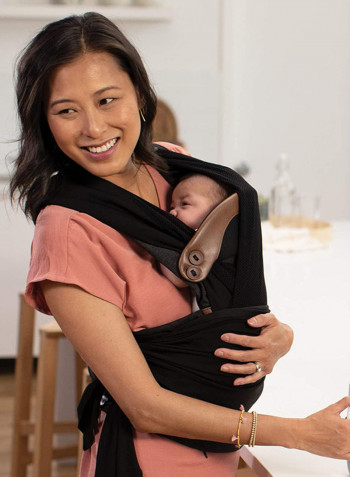 Boppy Adjust Comfy Fit Baby Carrier, Charcoal