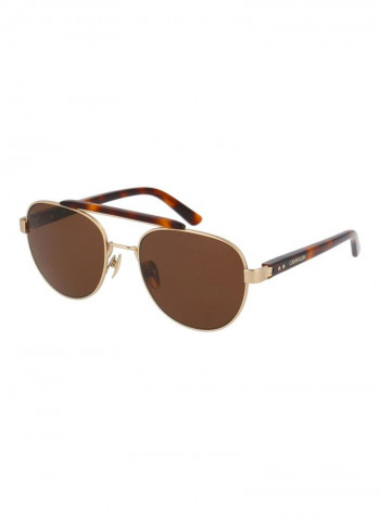 Men's UV Protected Oval Sunglasses