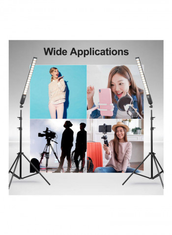 Studio Photography Light Kit Black