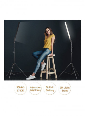 Studio Photography Light Kit Black