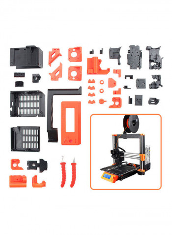 PETG Material Printed Parts DIY 3D Printer Accessories with Scrapers Compatible with Prusa i3 MK3/3S 3D Printer Multicolour