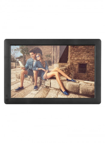 Ultra-Thin IPS LCD Digital Photo Frame With Remote Control Black