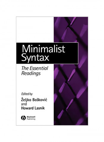 Minimalist Syntax: The Essential Readings Hardcover