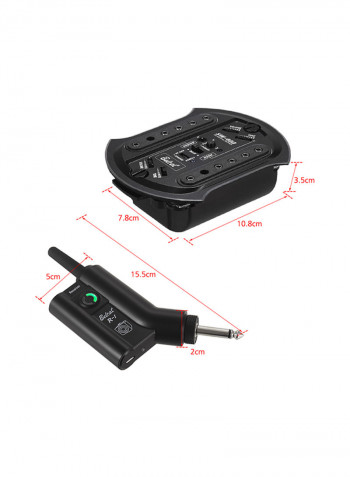 Wireless Rechargeable Acoustic Guitar Sound Hole Pickup System