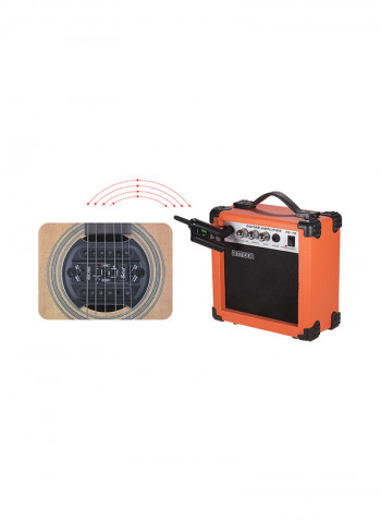 Wireless Rechargeable Acoustic Guitar Sound Hole Pickup System