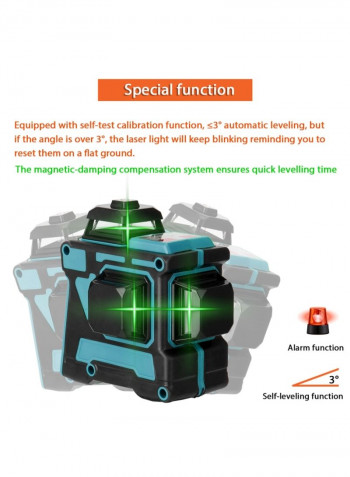 Multi-functional 3D 12 Line Laser Level Multicolour