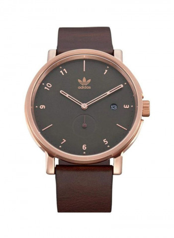 Men's Leather Analog Watch Z12-3038-00