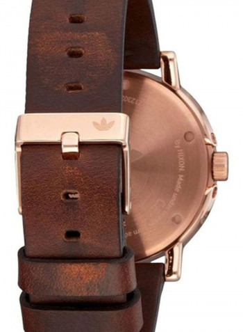 Men's Leather Analog Watch Z12-3038-00