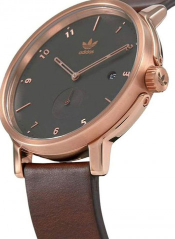 Men's Leather Analog Watch Z12-3038-00