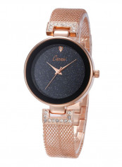 Women's Chic Round Dial Stainless Steel Analog Watch NSSB037008974