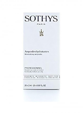 20-Piece Ampoules Hydratantes Lotion 40ml