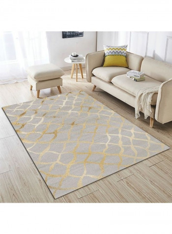 Printed Floor Rug Multicolour 80x180cm