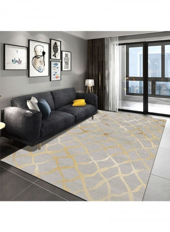 Printed Floor Rug Multicolour 80x180cm