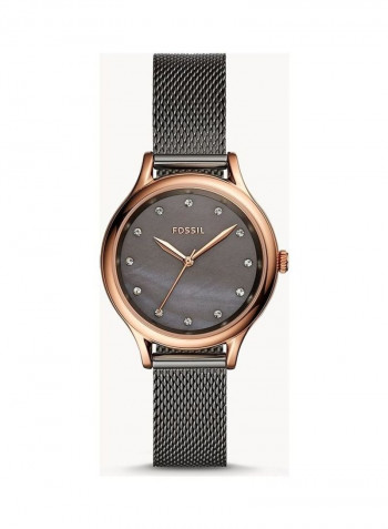 Women's Analog Wrist Watch with Stainless Steel Strap
