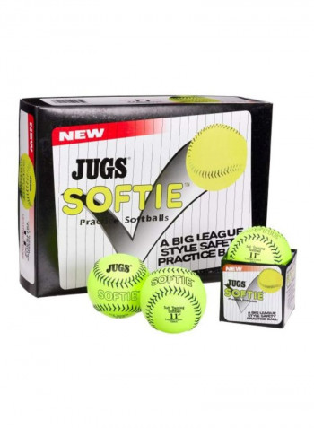 12-Piece Softie Practice Softballs 11inch