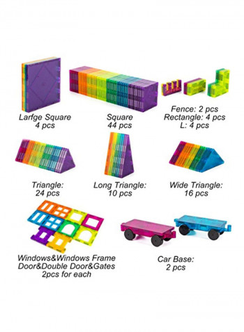 120-Piece 3D Magnetic Building Blocks Set