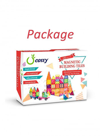 120-Piece 3D Magnetic Building Blocks Set