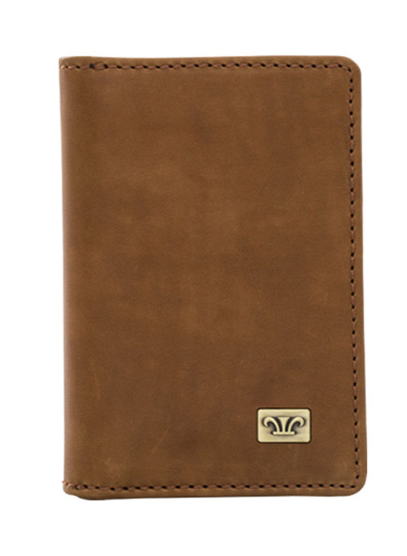 August Genuine Leather Card Holder Tan