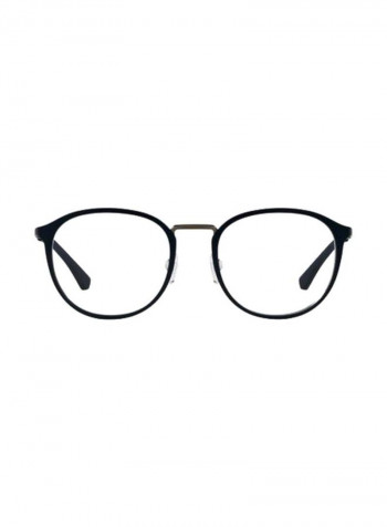 Men's Oval Eyeglass Frame - Lens Size: 52 mm