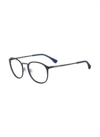 Men's Oval Eyeglass Frame - Lens Size: 52 mm
