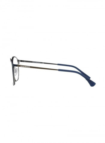 Men's Oval Eyeglass Frame - Lens Size: 52 mm
