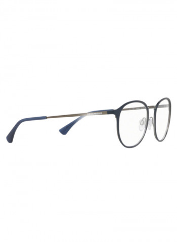 Men's Oval Eyeglass Frame - Lens Size: 52 mm