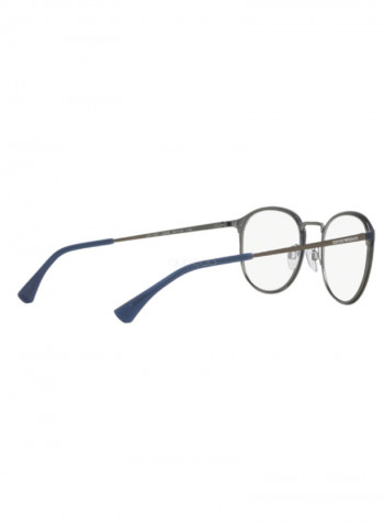 Men's Oval Eyeglass Frame - Lens Size: 52 mm