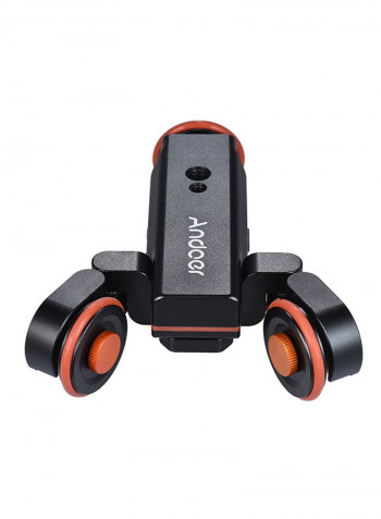 1800 mAh 3-Wheel Pulley Car Slider Rolling Skater Black/Orange