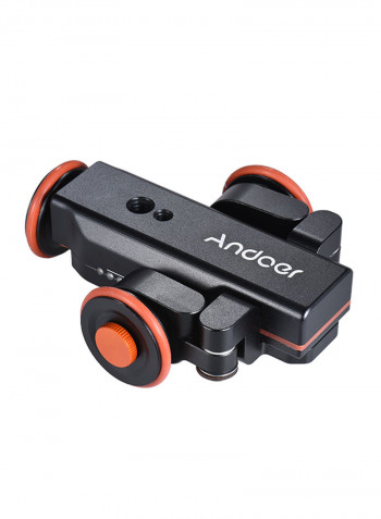1800 mAh 3-Wheel Pulley Car Slider Rolling Skater Black/Orange