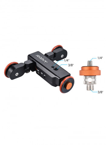 1800 mAh 3-Wheel Pulley Car Slider Rolling Skater Black/Orange