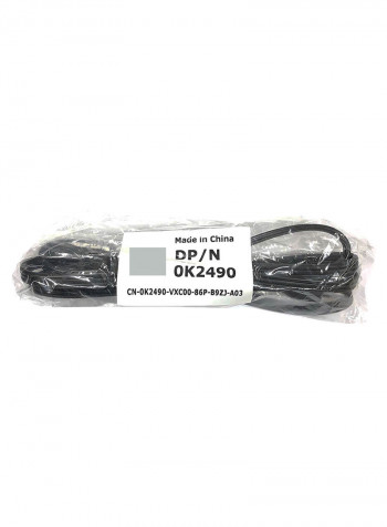 Slim Style AC Adapter For Dell Black