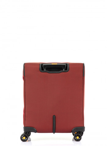 4 Wheels Maxwell Soft Side Large Lugage Trolley Bag 81cm Red