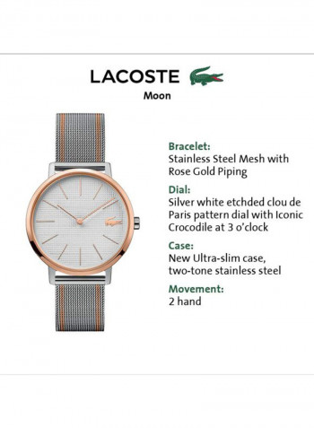 Women's Moon Stainless Steel Analog Wrist Watch 2001116